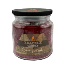 Load image into Gallery viewer, Krackle Candle | Cowboy Musk | 16 oz Scented Candle with Natural Crackling Wooden Wick | Poured in The USA | Tuberose, Winterberry & Spiced Orange Fragrance