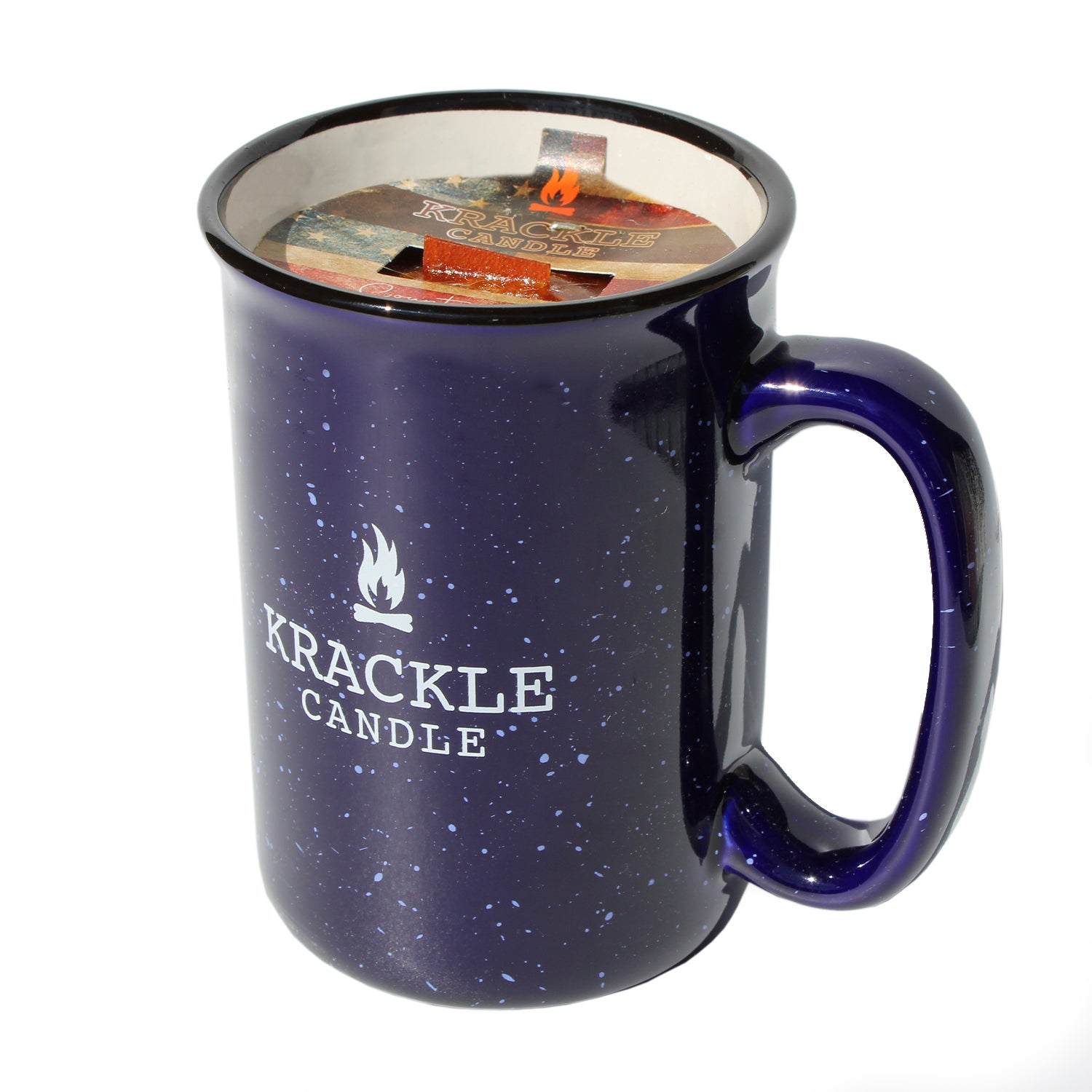 Crackle Christmas Mug Candles  Wood Wick Candle – The Gift Gala