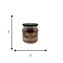 Load image into Gallery viewer, Krackle Candle | BlackBerry Bourbon | 16 oz Scented Candle with Natural Crackling Wooden Wick | Poured in The USA | Smooth Bourbon &amp; BlackBerry Basil Fragrance
