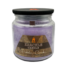 Load image into Gallery viewer, Krackle Candle | Pebble Creek | 16 oz Scented Candle with Natural Crackling Wooden Wick | Poured in The USA | Citrus, Persimmon &amp; Cotton Fragrance
