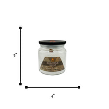 Load image into Gallery viewer, Krackle Candle | Raw Cotton | 16 oz Scented Candle with Natural Crackling Wooden Wick | Poured in The USA | Clean Cotton, Green Rose &amp; Bergamot Fragrance
